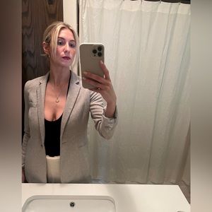 Banana Republic Gray Blazer